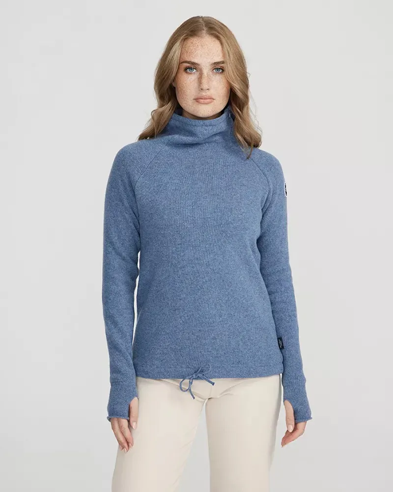 Holebrook Womens Martina Windproof Sweater Fade Blue-1